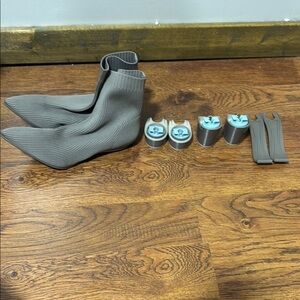 Pashion Footwear Gray Casual Socks